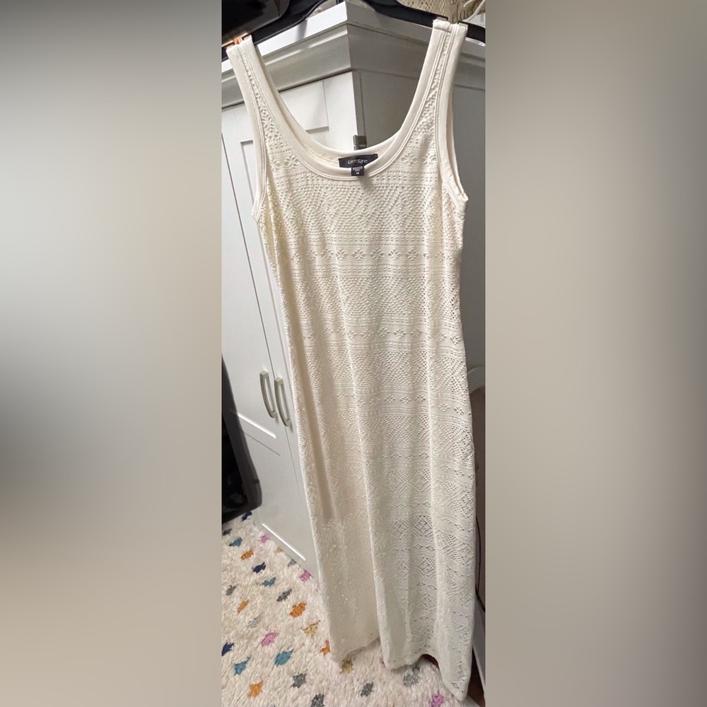 Karen Kane Cream Textured Maxi Dress